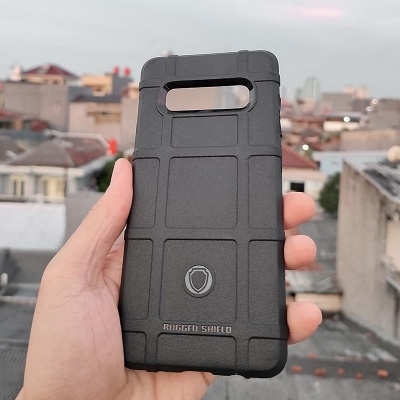 Samsung Galaxy S10 Plus - Rugged Shield Armor TPU Soft Case