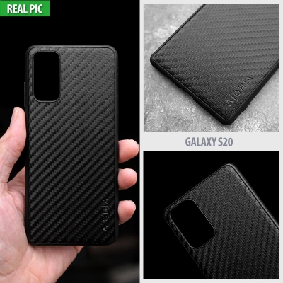 Samsung Galaxy S20 - AIORIA Carbon Fiber Hybrid Case