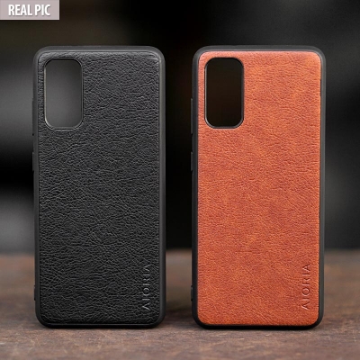 Samsung Galaxy S20 - AIORIA Leather Texture Hybrid Case