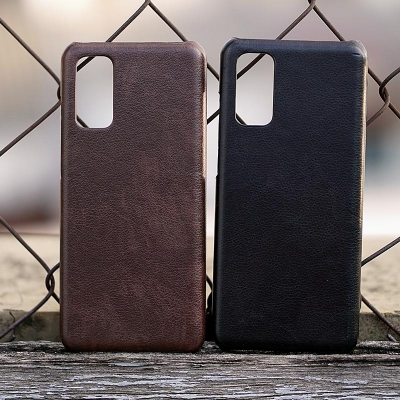 Samsung Galaxy S20 - Leather Covered Hard Case