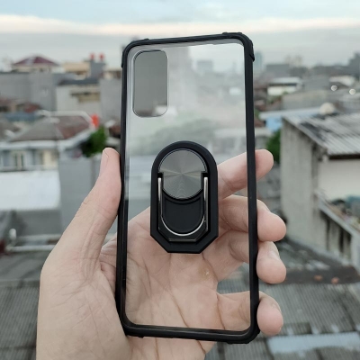 Samsung Galaxy S20 - Shockproof Fusion Armor Hybrid Case with Ring