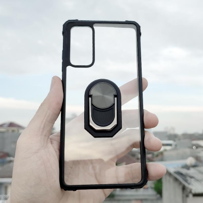 Samsung Galaxy S20 FE - Shockproof Fusion Armor Hybrid Case with Ring