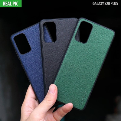 Samsung Galaxy S20 Plus - AIORIA Canvas Texture Hybrid Case