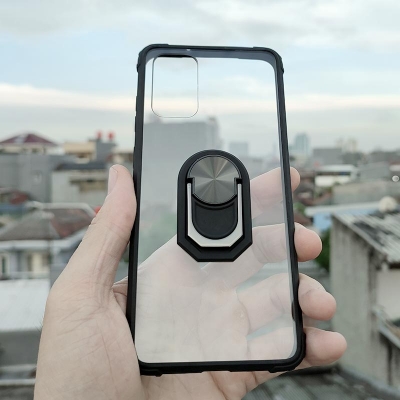 Samsung Galaxy S20 Plus - Shockproof Fusion Armor Hybrid Case with Ring