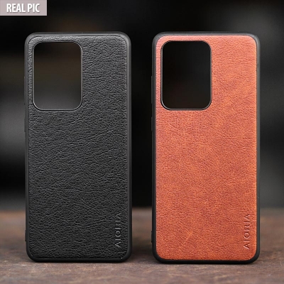 Samsung Galaxy S20 Ultra - AIORIA Leather Texture Hybrid Case