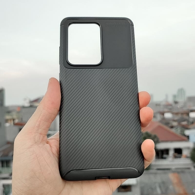 Samsung Galaxy S20 Ultra - AUTOFOCUS Carbon Fiber Soft Case