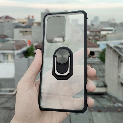 Samsung Galaxy S20 Ultra - Shockproof Fusion Armor Hybrid Case with Ring