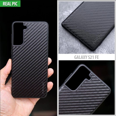 Samsung Galaxy S21 FE - AIORIA Carbon Fiber Hybrid Case