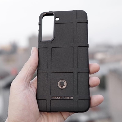 Samsung Galaxy S21 FE - Rugged Shield Armor TPU Soft Case