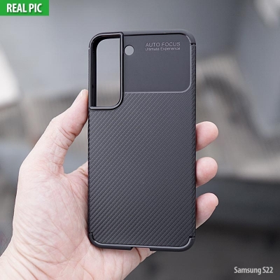 Samsung Galaxy S22 - AUTOFOCUS Carbon Fiber Soft Case