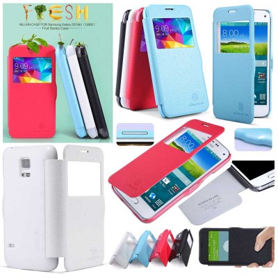 ^ Samsung Galaxy S5 Mini G800H / S5 Mini Duos G800 - Nillkin Fresh Series Leather Case