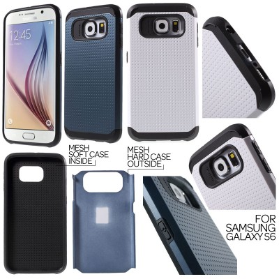 * Samsung Galaxy S6 G920 - Megapixel Mesh Hybrid Case