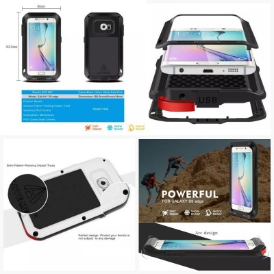 ^ Samsung Galaxy S6 Edge G925 - Love Mei Powerful Case