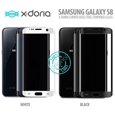 [HRX] Samsung Galaxy S8 - Original X-Doria XDoria Curved Edge Steel Tempered Glass