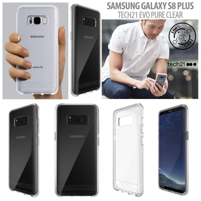 [HRX] Samsung Galaxy S8 Plus - Original Tech21 Evo Pure Clear Hard Case