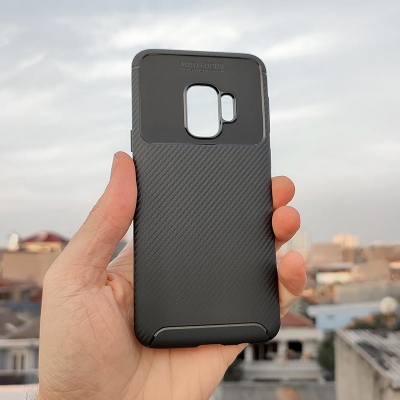 Samsung Galaxy S9 - AUTOFOCUS Carbon Fiber Soft Case