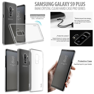 ^ Samsung Galaxy S9 Plus - Imak Crystal Clear Hard Case Pro Series }