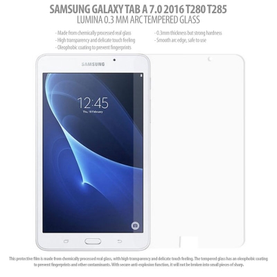 ^ Samsung Galaxy Tab A 7.0 2016 T280 T285 - Lumina 0.3 mm Arc Tempered Glass }