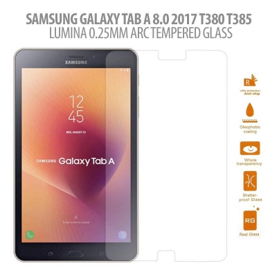 ^ Samsung Galaxy Tab A 8.0 2017 T380 - Lumina 0.25 mm Arc Tempered Glass }