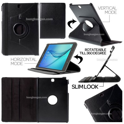 Samsung Galaxy Tab A 9.7 T550 - 360 Degree Rotary Leather Case