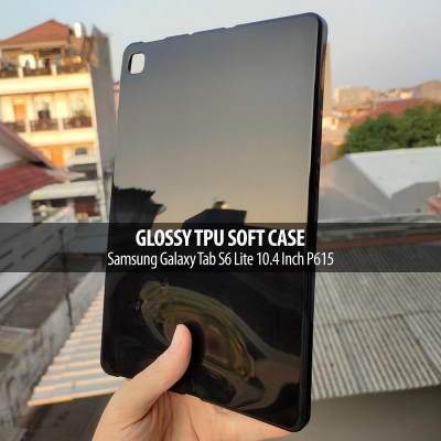 Samsung Galaxy Tab S6 Lite 10.4 Inch P615 - Glossy TPU Soft Case