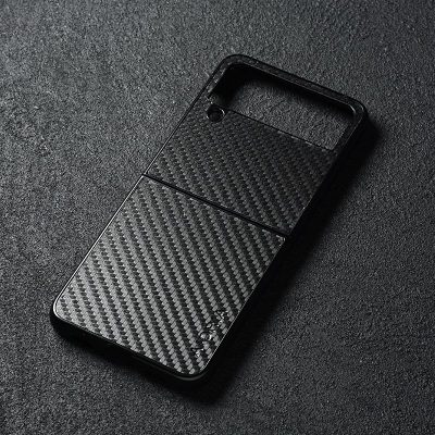 Samsung Galaxy Z Flip 4 - AIORIA Carbon Fiber Hybrid Case