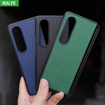 Samsung Galaxy Z Fold 4 - AIORIA Canvas Texture Hybrid Case