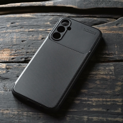 Samsung Galaxy M14 - AUTOFOCUS Carbon Fiber Soft Case