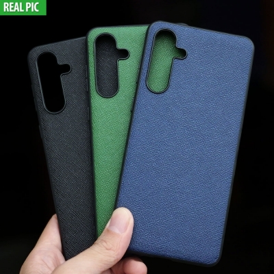 Samsung Galaxy M55 - AIORIA Canvas Texture Hybrid Case