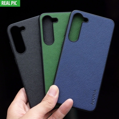 Samsung Galaxy S23 Plus - AIORIA Canvas Texture Hybrid Case