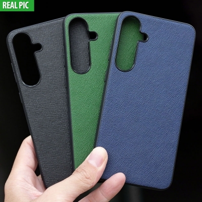 Samsung Galaxy S24 Plus - AIORIA Canvas Texture Hybrid Case