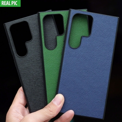 Samsung Galaxy S24 Ultra - AIORIA Canvas Texture Hybrid Case