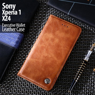 Sony Xperia 1 - XZ4 - Executive Wallet Leather Flip Case