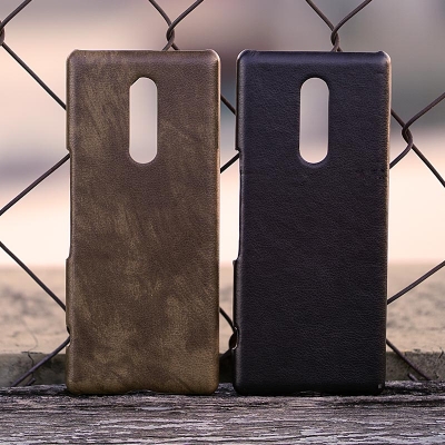 Sony Xperia 1 - XZ4 - Leather Covered Hard Case