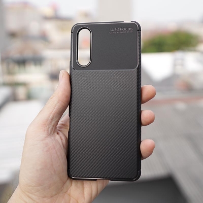 Sony Xperia 10 iii - AUTOFOCUS Carbon Fiber Soft Case