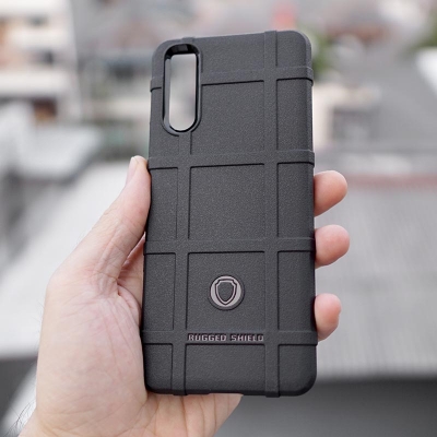 Sony Xperia 10 iii - Rugged Shield Armor TPU Soft Case