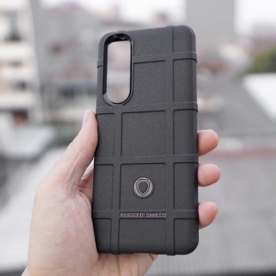 Sony Xperia 5 iii - Rugged Shield Armor TPU Soft Case