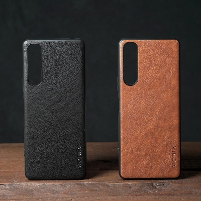 Sony Xperia 5 iv - AIORIA Leather Texture Hybrid Case