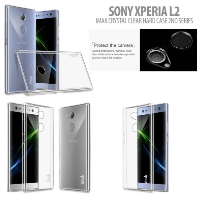 ^ Sony Xperia L2 - Imak Crystal Clear Hard Case 2nd Series }