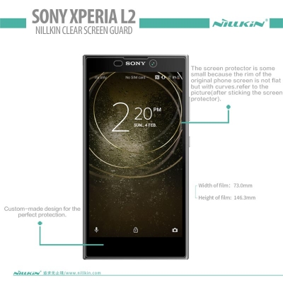 ^ Sony Xperia L2 - Nillkin Clear Screen Guard }