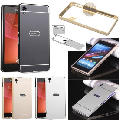 ^NR Sony Xperia M4 Aqua Dual / M4 Aqua - Metal Slide Hard Case