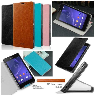 Sony Xperia T3 Dual / T3 D5103 - Mofi Leather Case