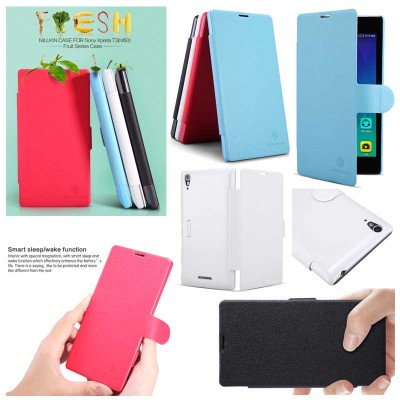 $ Sony Xperia T3 Dual / T3 D5103 - Nillkin Fresh Series Leather Case