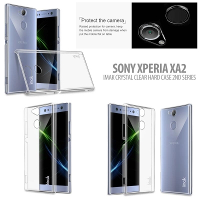 ^ Sony Xperia XA2 - Imak Crystal Clear Hard Case 2nd series }
