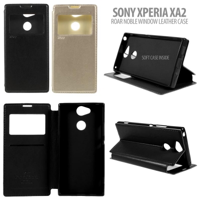 ^ Sony Xperia XA2 - Roar Noble Window Leather Case }