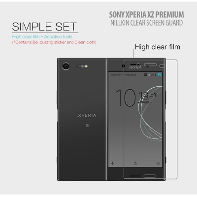 ^ Sony Xperia XZ Premium - Nillkin Clear Screen Guard }