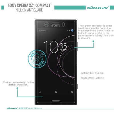 ^ Sony Xperia XZ1 Compact - Nillkin Antiglare Screen Guard }
