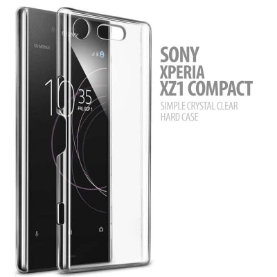 Sony Xperia XZ1 Compact - Simple Crystal Clear Hard Case