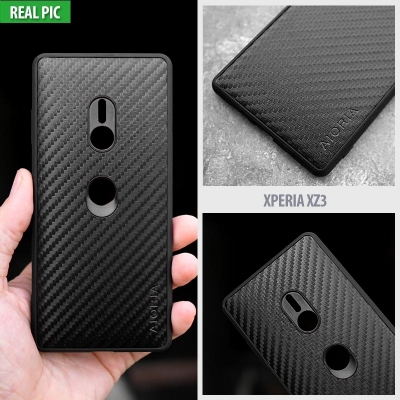 Sony Xperia XZ3 - AIORIA Carbon Fiber Hybrid Case