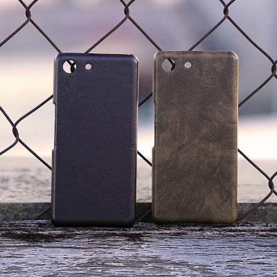 Sony Xperia XZ4 Compact - Xperia Ace - Leather Covered Hard Case